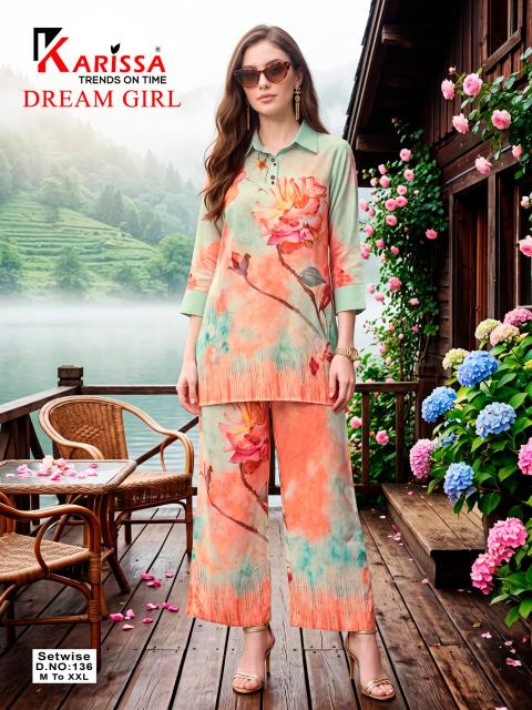 Karissa dream girl 133 to 137 coord set women clothing wholesale suppliers